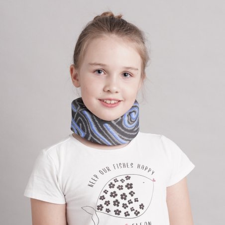 Anatomical cervical collar for kids