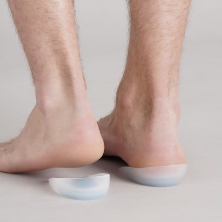 Silicone heel pads Orthoteh with shock-absorbing zone