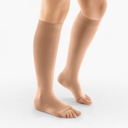 Knee-high elastic compression socks without toes (Ccl.2)