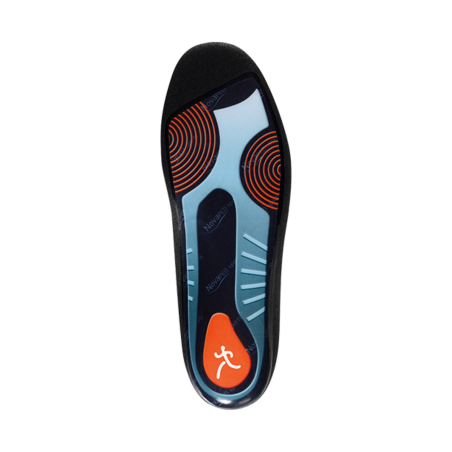 Runing insoles with raised outer edge