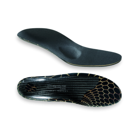Carbon fiber shoe inserts for football