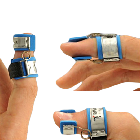 Finger splint for DIP joint straightening