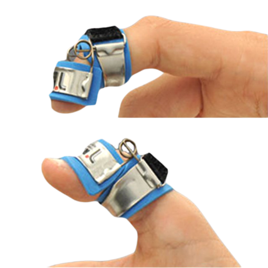 Finger splint for DIP joint bending Pes Planus