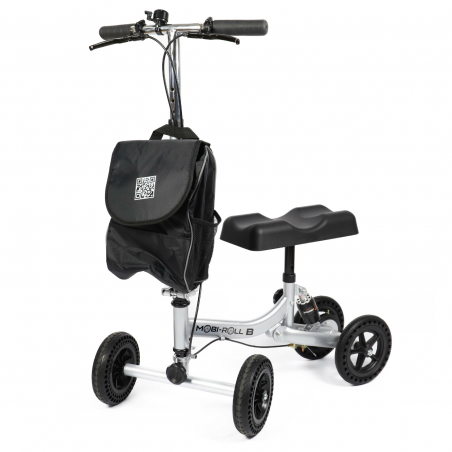 "Mobi-Roll B scooter/walker for walking on inclines or smooth surfaces