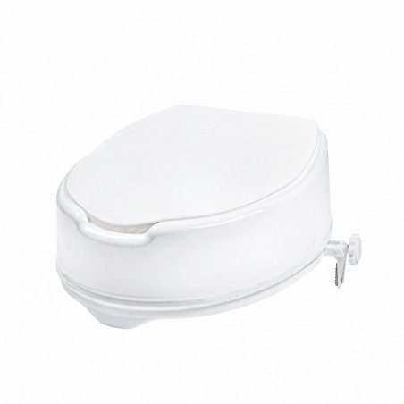 Raised toilet seat (with lid)