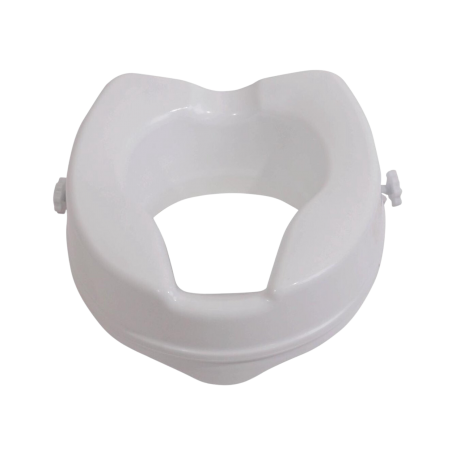 Raised toilet seat (without lid)