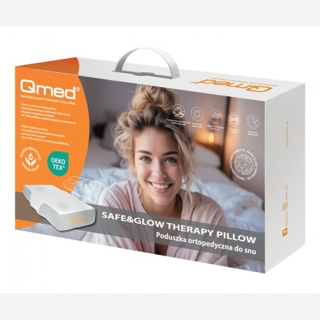 Ortopedinė miego pagalvė - QMED Safe&Glow Therapy Pillow